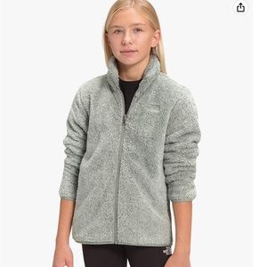 THE NORTH FACE Girls' Suave Oso Fleece Full-Zip Jacket Wrought Iron Heather